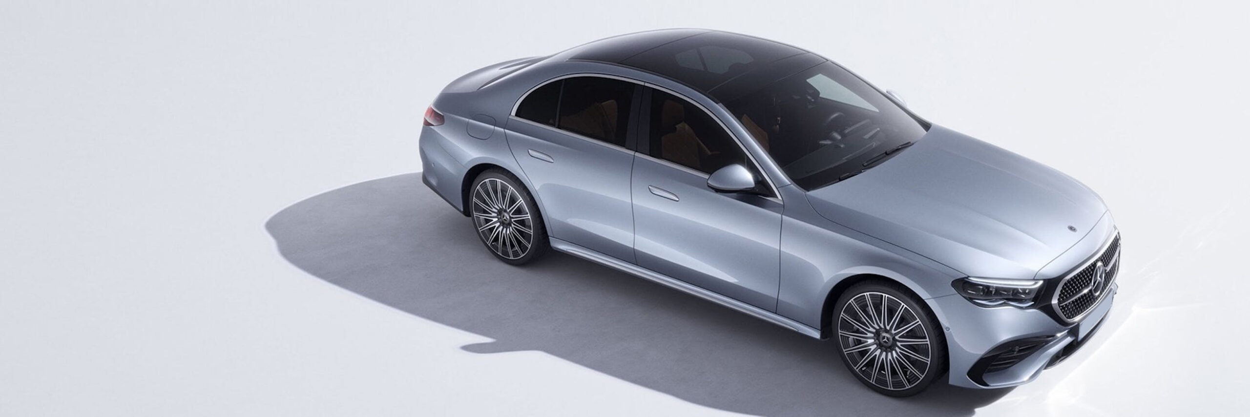 Mercedes E-Class executive saloon used by Carrot Cars chauffeurs in London